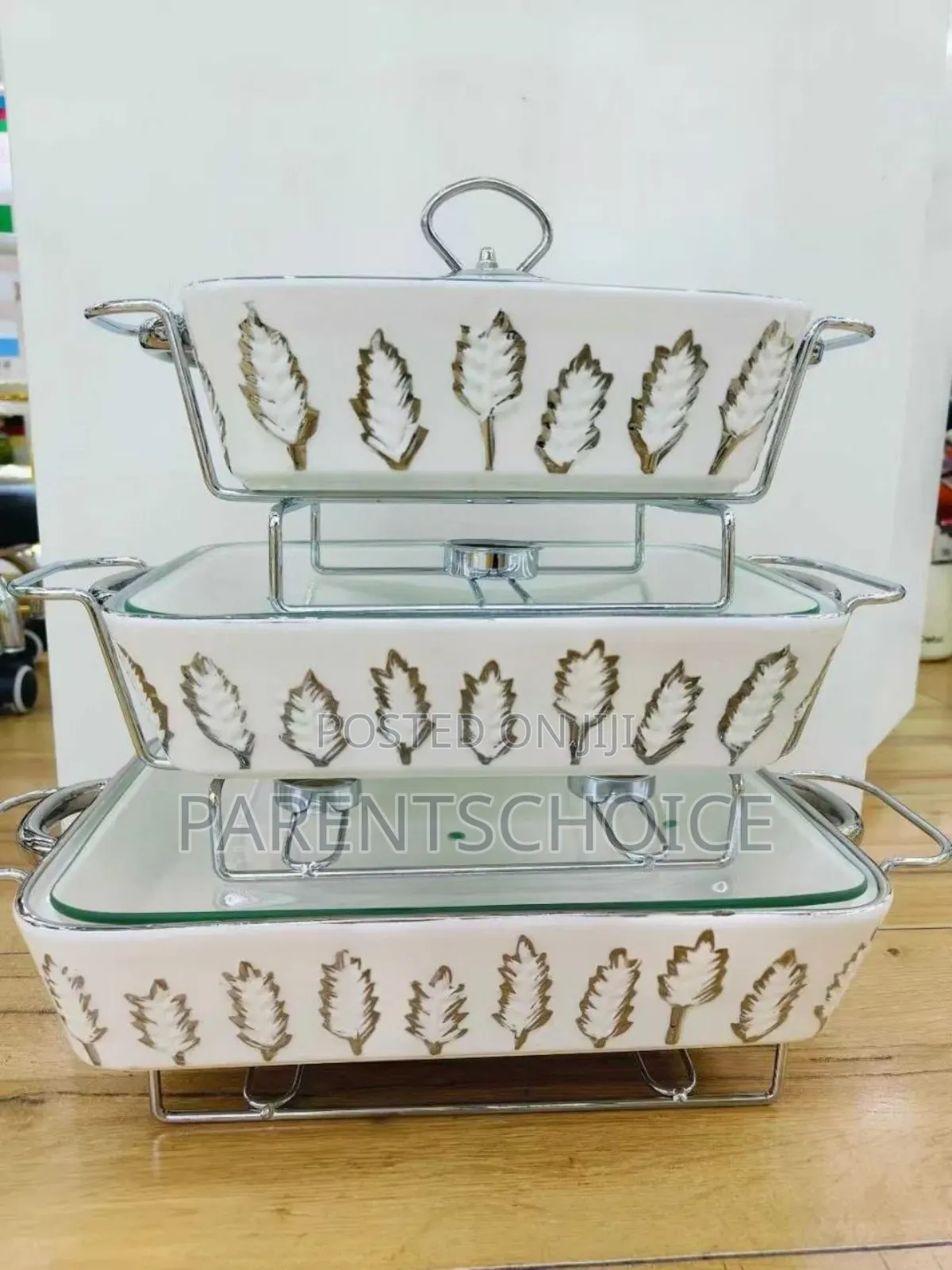 3set Quality Casserole Serving Dish
