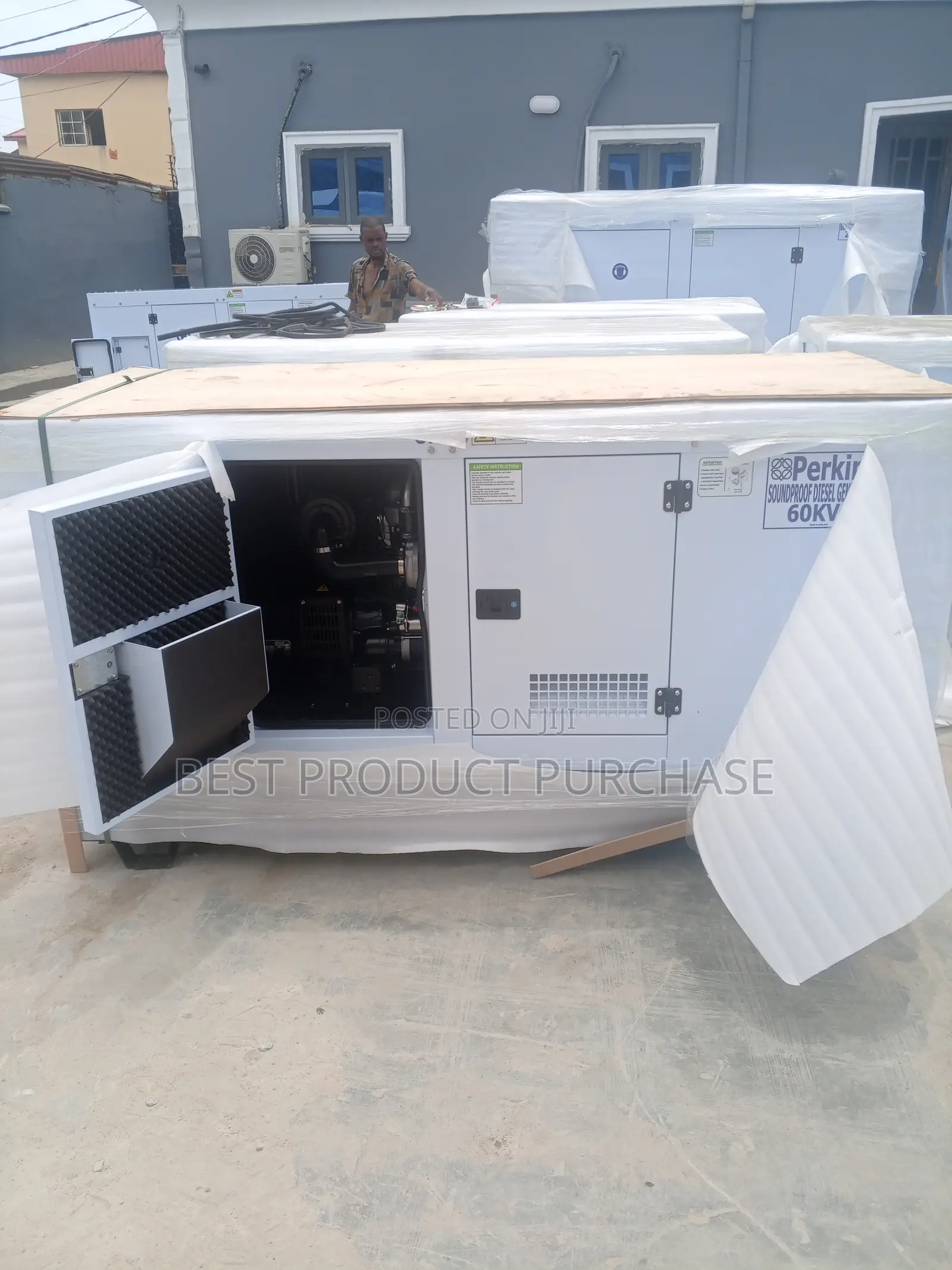 Ultra-Silent 60kva Perkins Engine Power Set