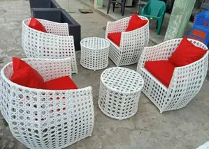 Rattan Me and You Table With 2 Chairs