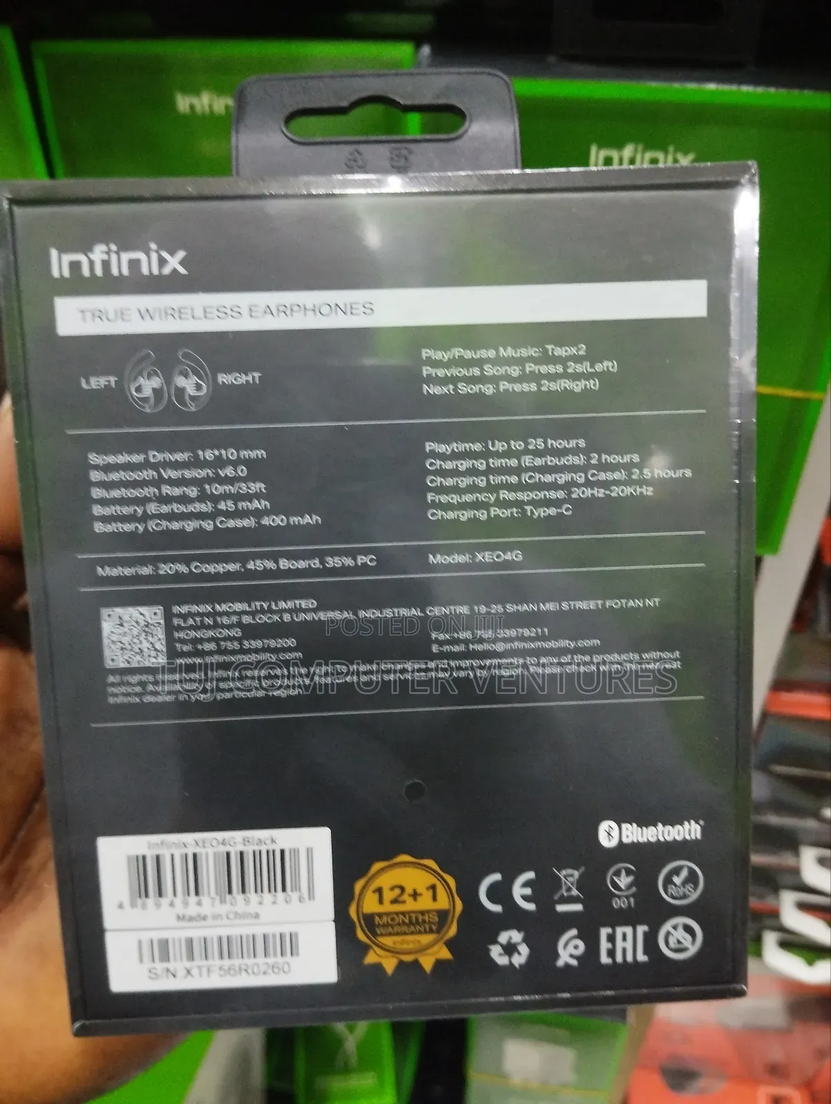 Infinix Zloop 4 Openbud