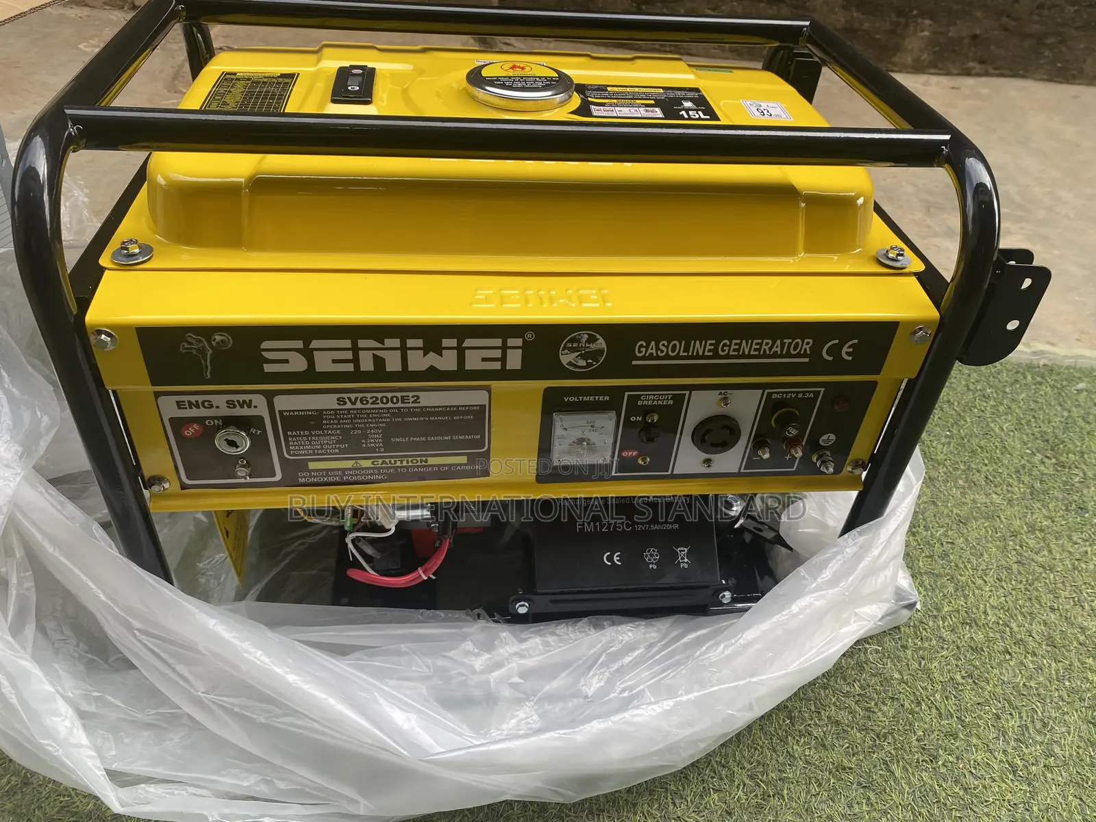 Senwei Sv6200e2 4.5kva – Electric Start Generator