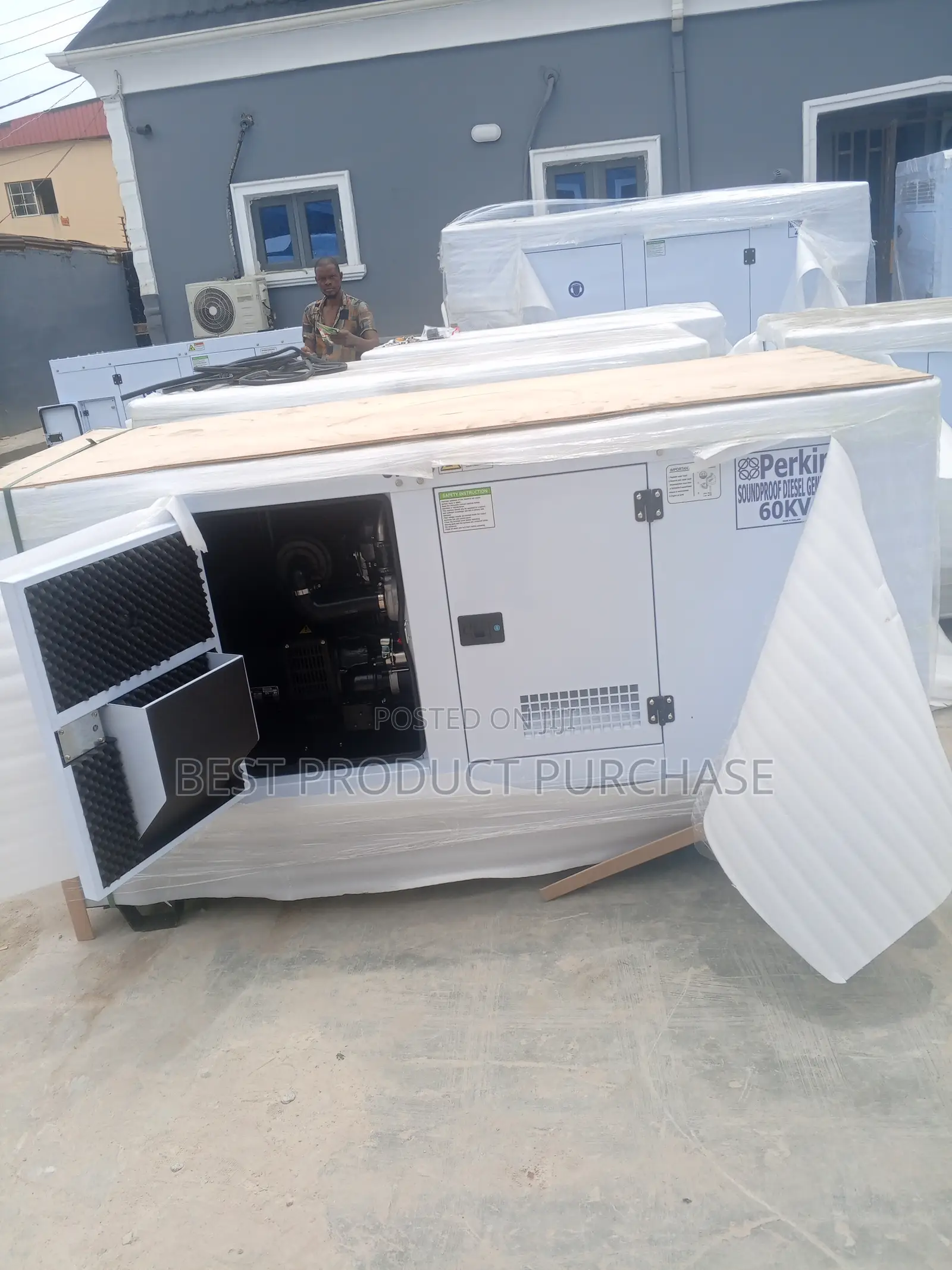 Diesel-Efficient 60kva Perkins Diesel Generator