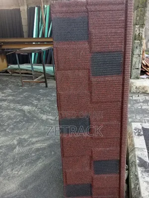 Black and Wine Shingle Stone Coated Roofing Sheets