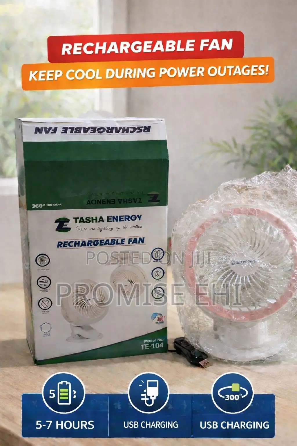 Rechargeable Fan