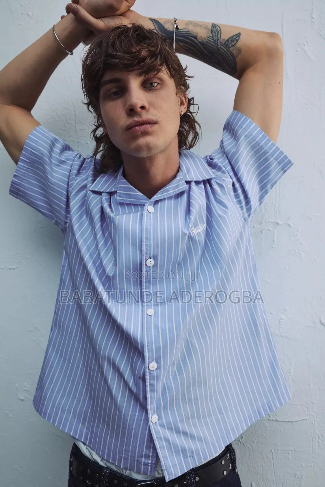Pull Bear Blue Strip