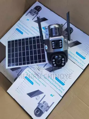 4g V380 Dual Lens PTZ Solar Camera