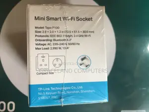 Tp-Link Tapo P100 Mini Smart Wi-Fi Socket
