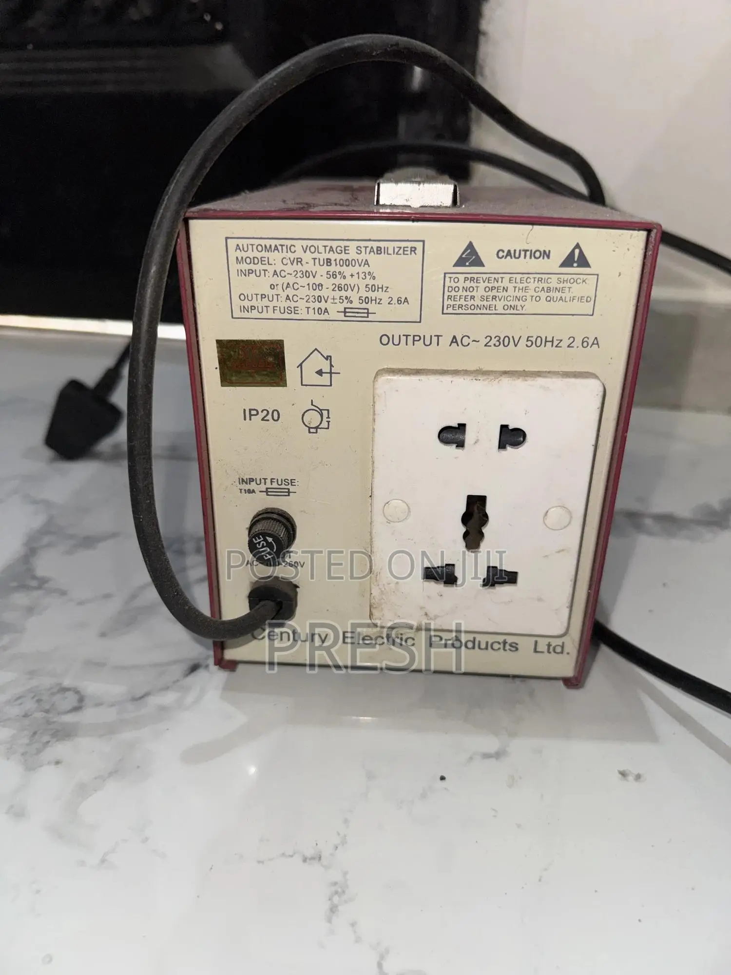 1000va Century Stabilizer