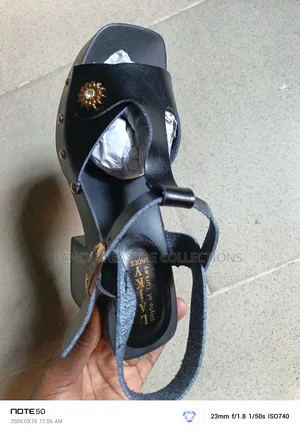 Leather Wedge Sandals