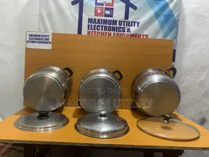 Uk Used Stainless Steel Cookware Big Size Heavy Pot