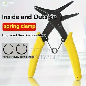 2-in-1 Snap Ring Pliers - Dual-Purpose, Multi-Functional Metal Tool Fo