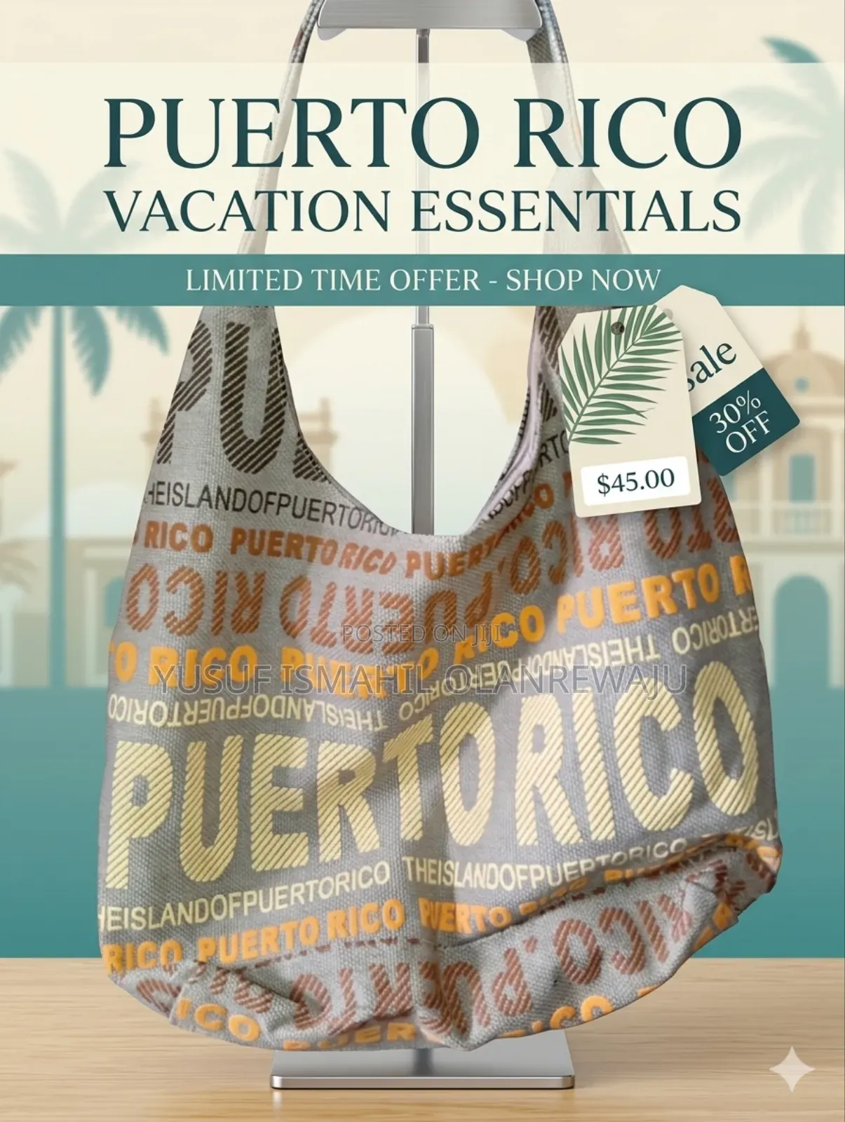 Puerto Rico Vercation Bag