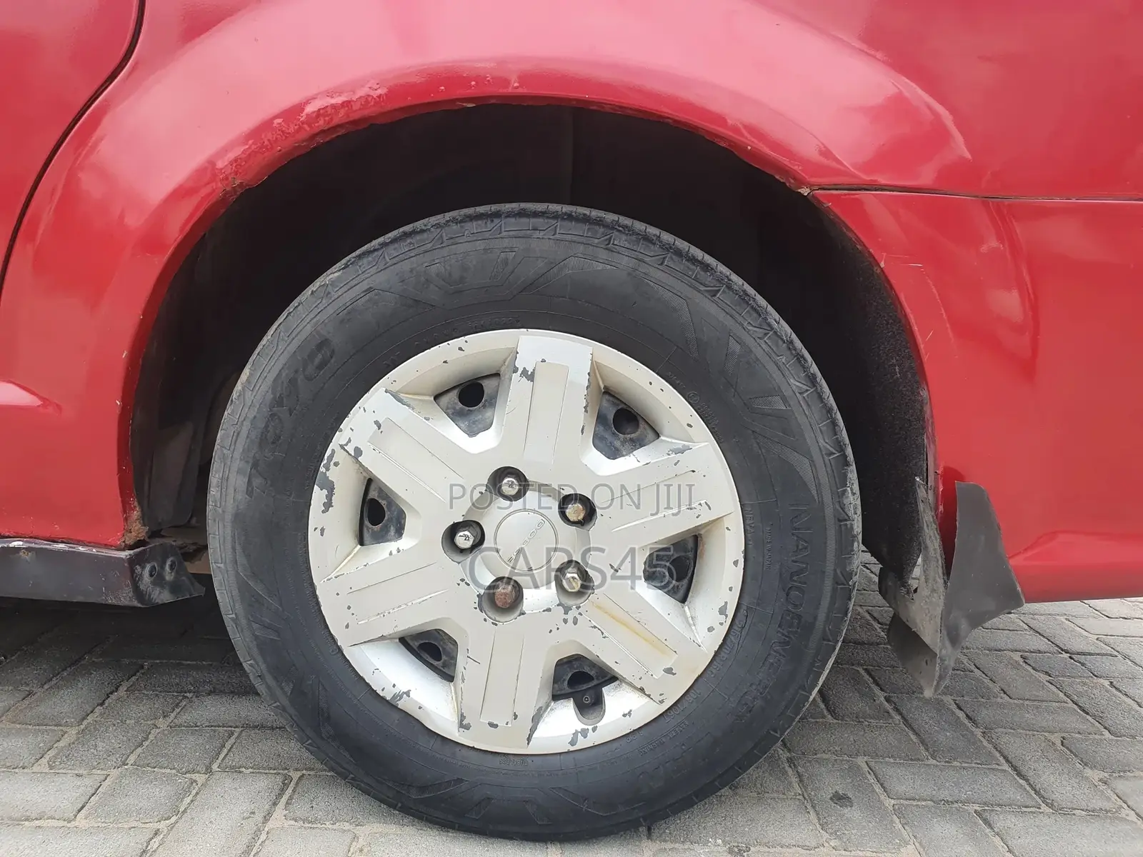 Dodge Caravan 2012 Red