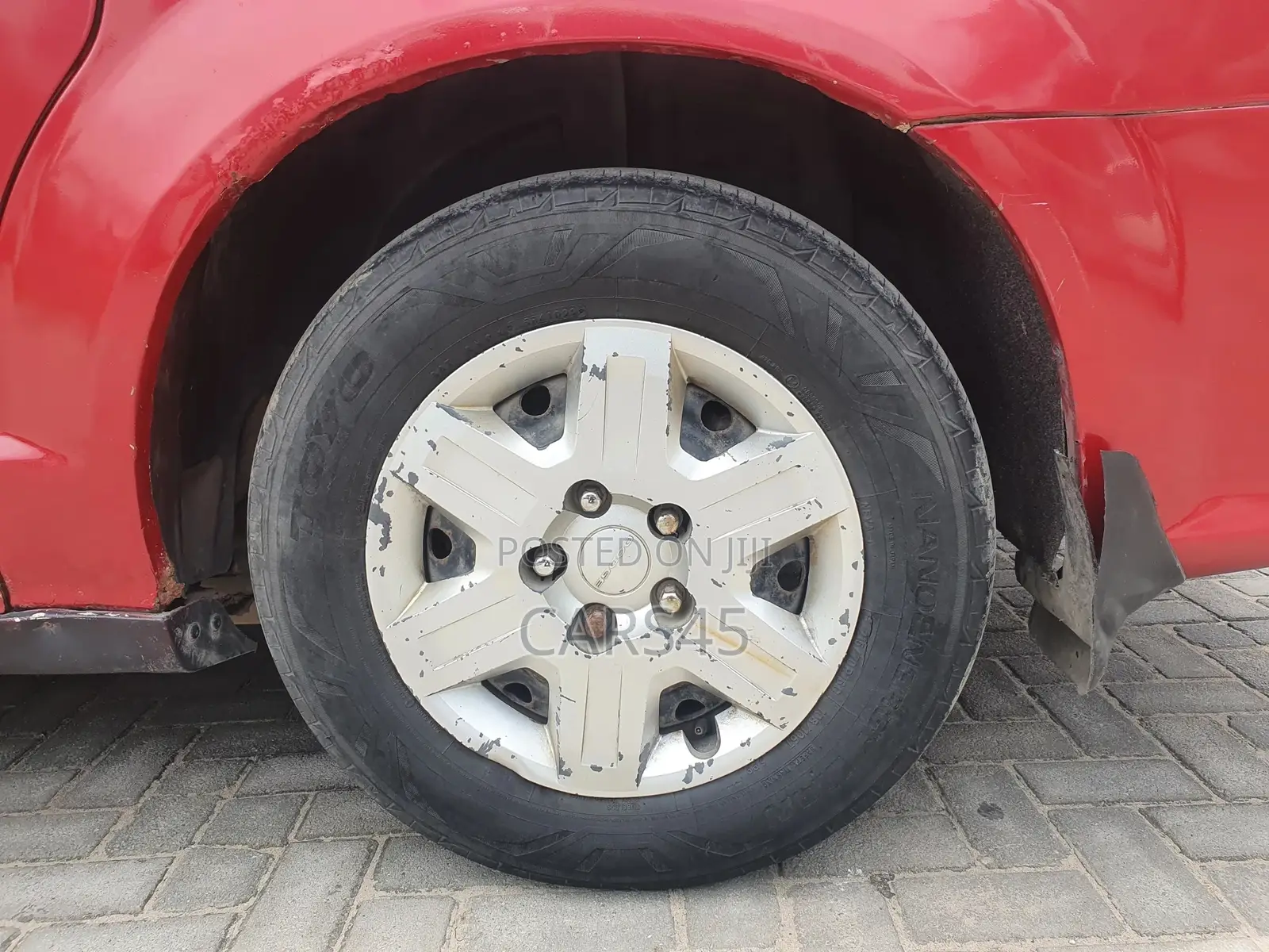 Dodge Caravan 2012 Red