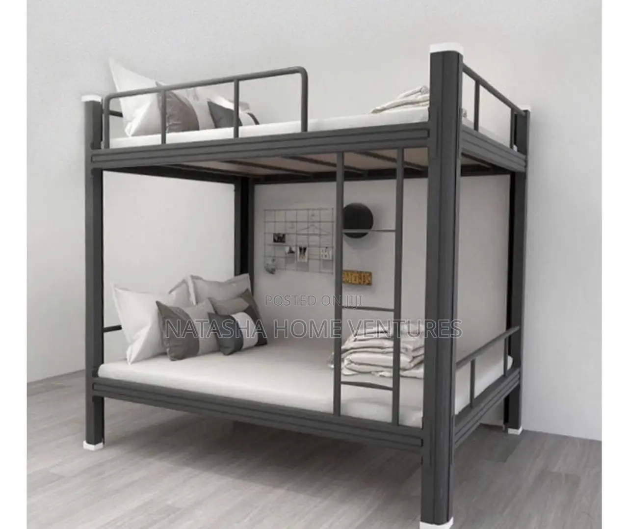 Heavy-Duty Metal Bunk Bed