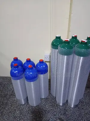 Aluminum Oxygen Cylinder - Size E