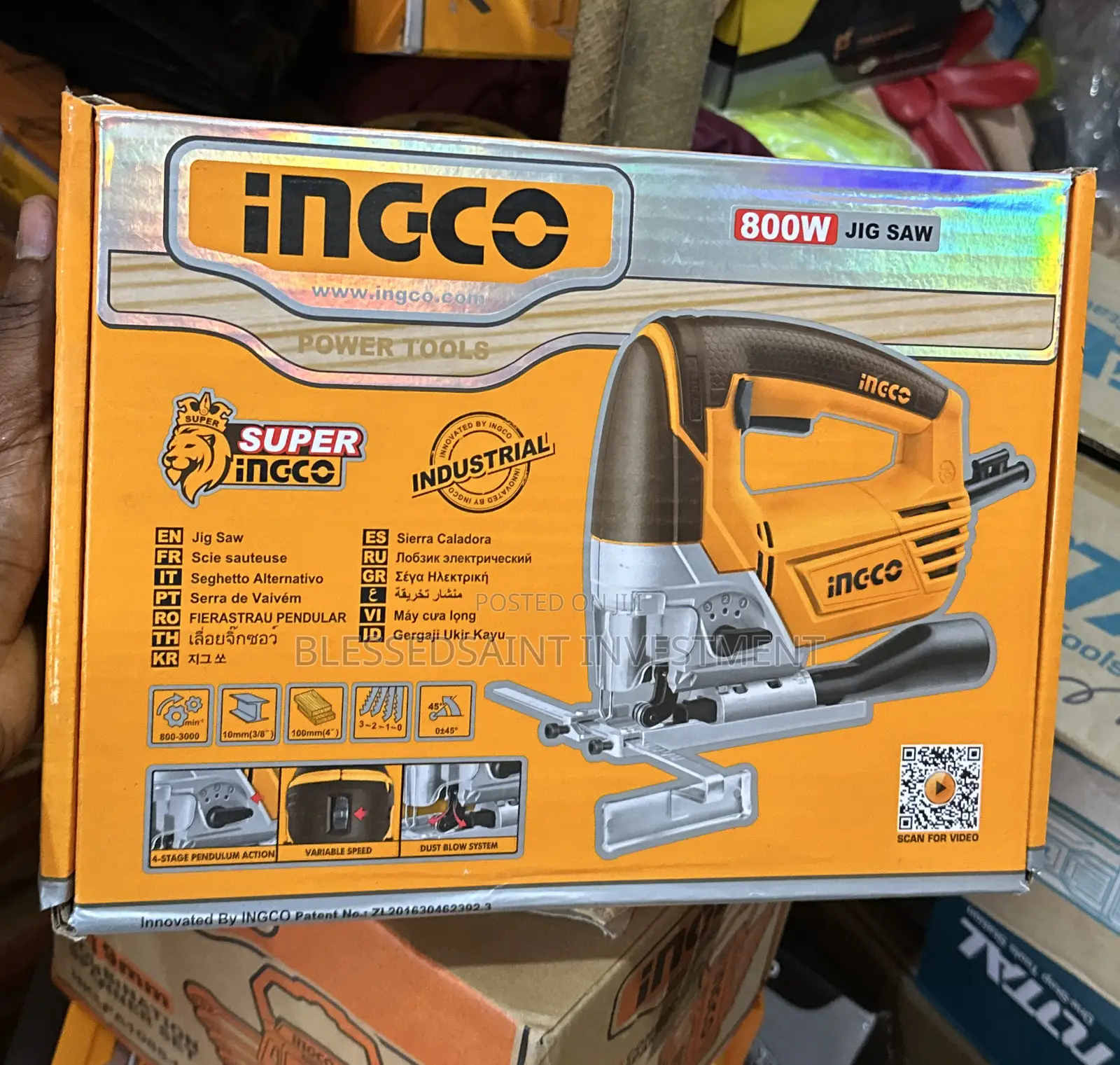 Ingco Jigsaw 800w