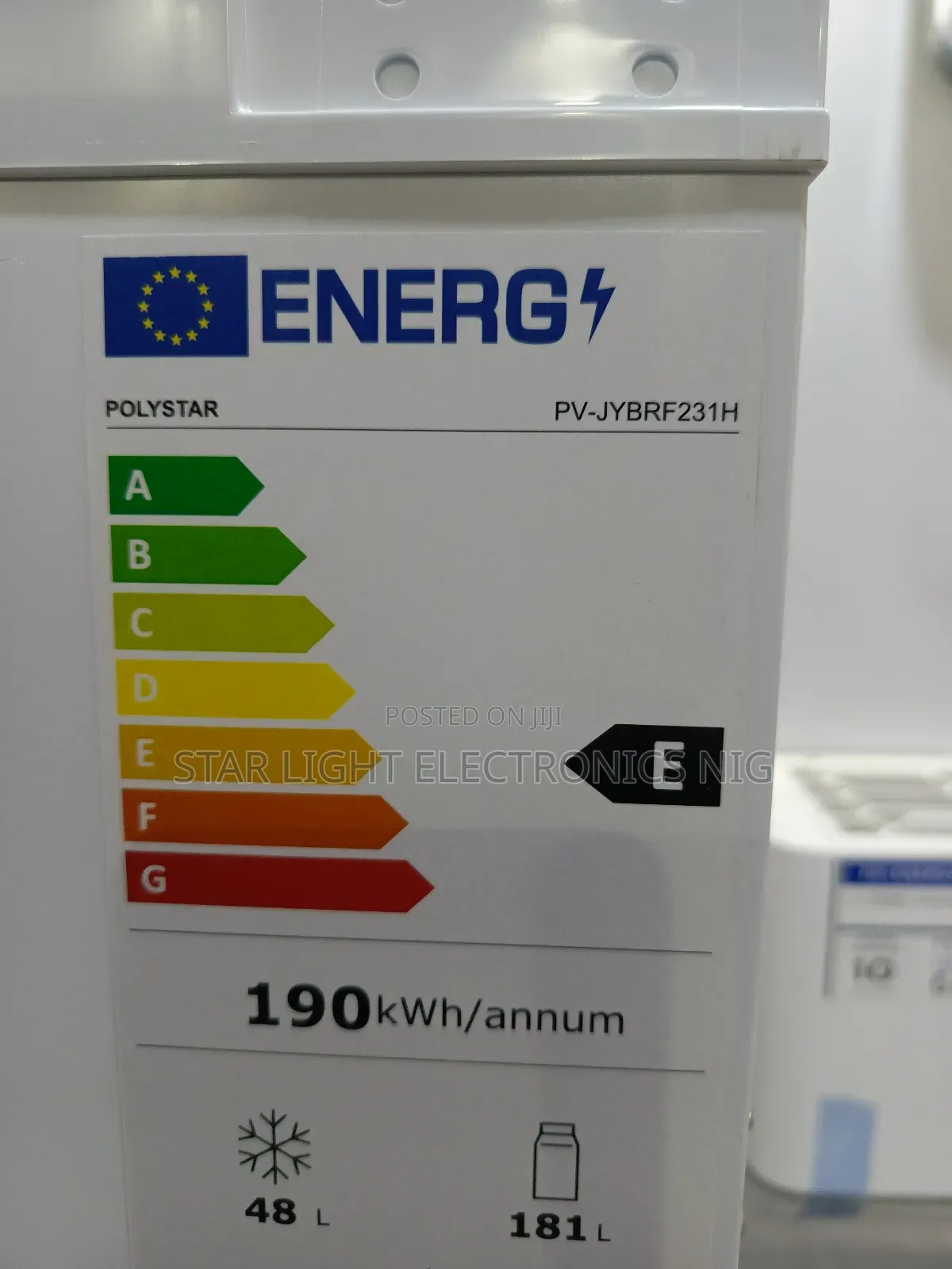 Inverter Built-in Fridge Polystar