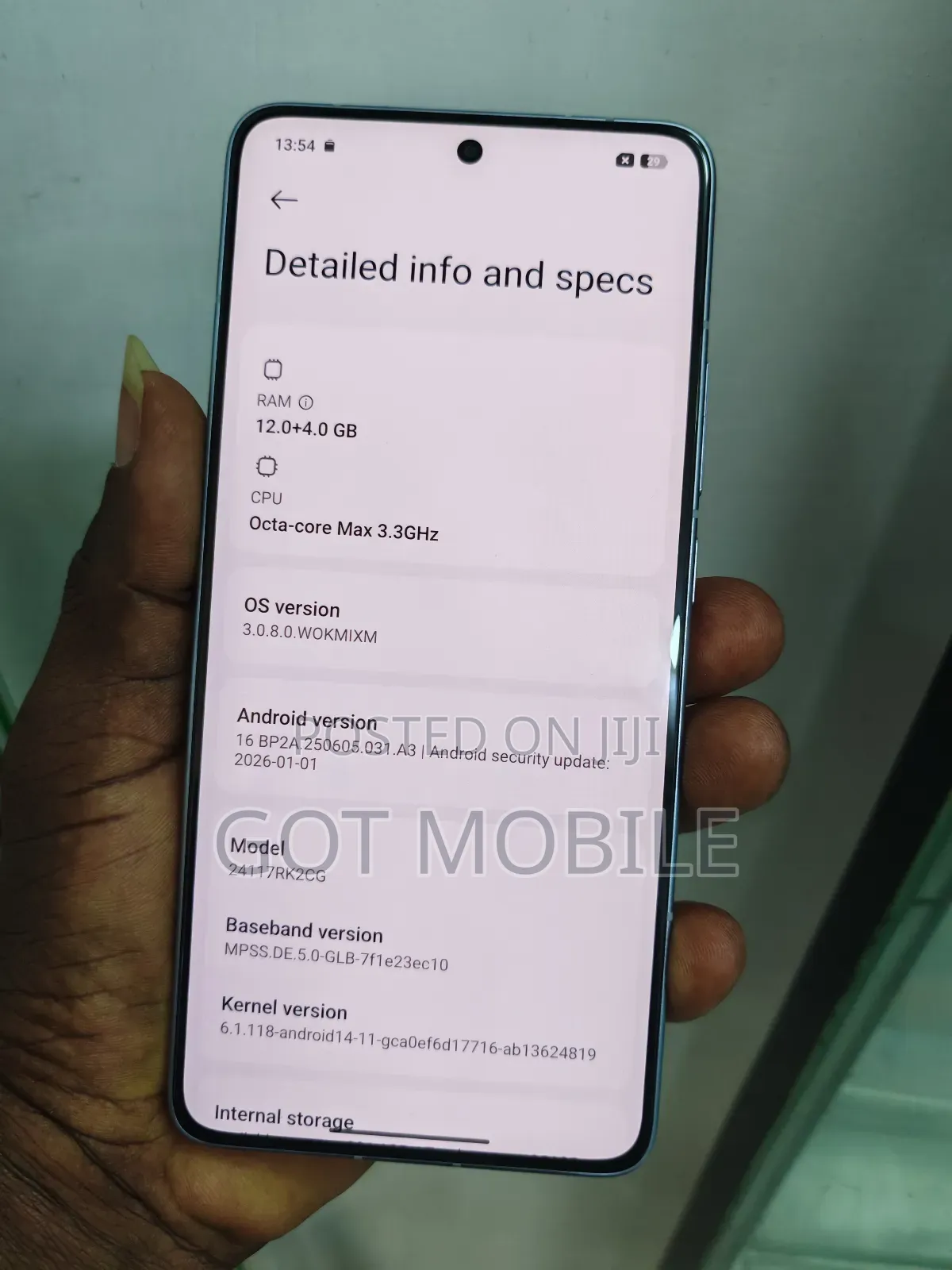 Xiaomi Poco F7 Pro 256 GB Blue