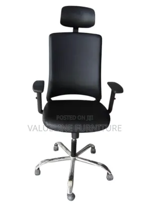 Leather Executive Chair With Head Rest