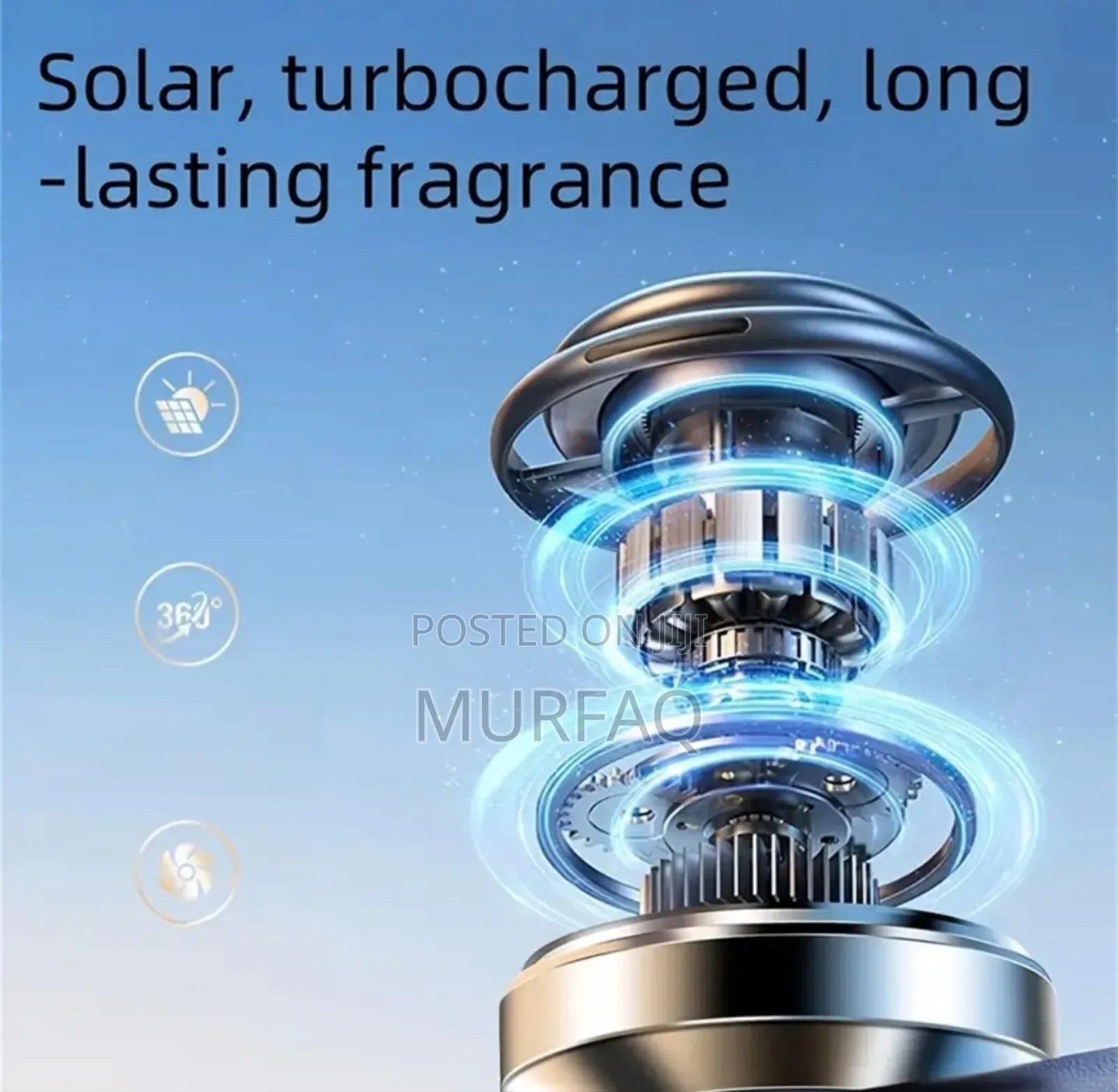 Solar Star Ring Car Aromatherapy – Stylish Dashboard Accessory