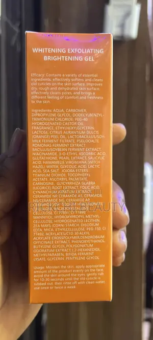 Orange Pouqur Enzymes Exfoliating Brightening Gel