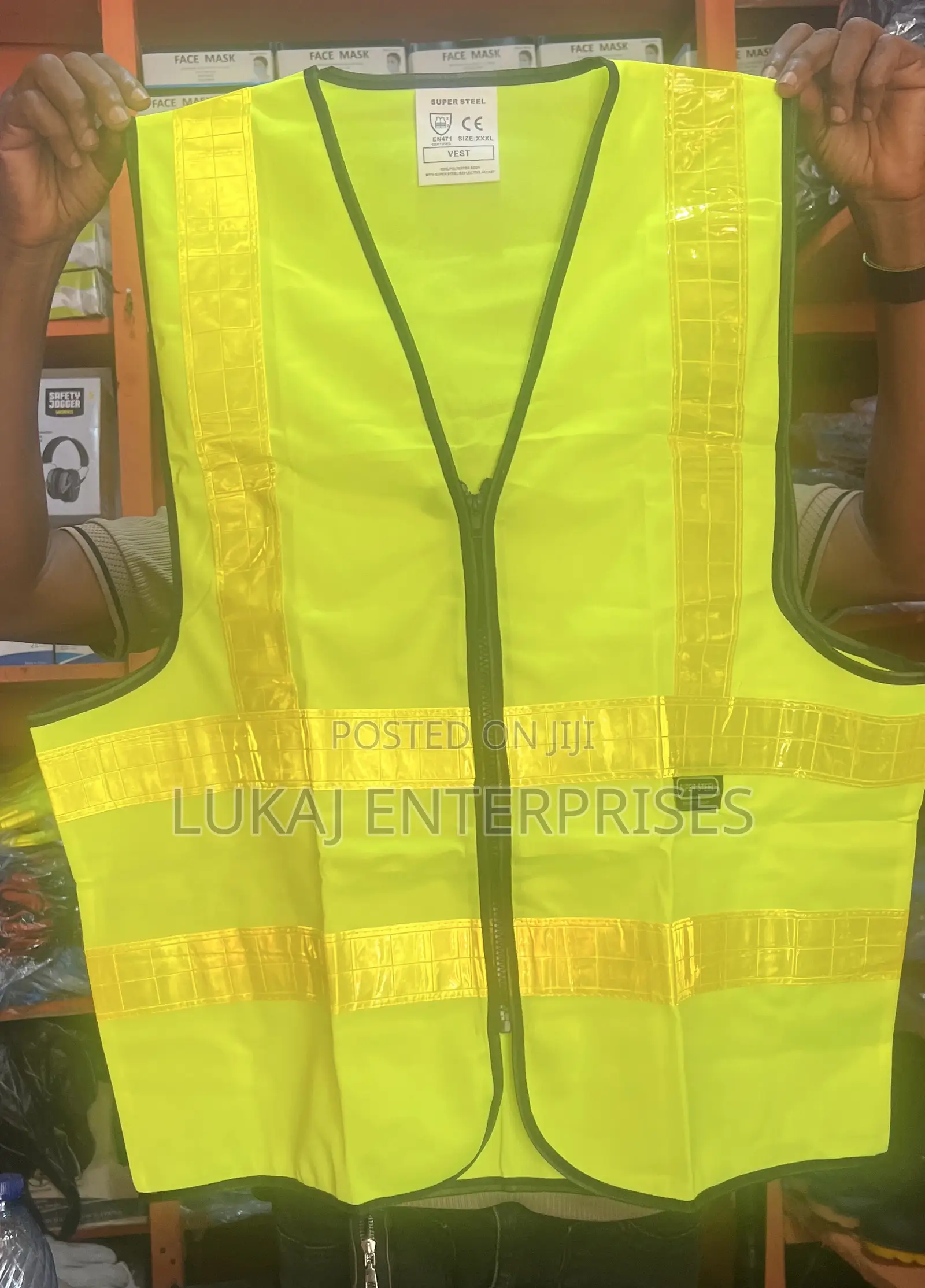 Reflective Jacket With Zip