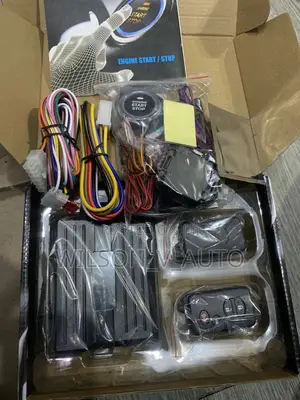 Pke Car Alarm System With Push Start (Remote Engine Start/Stop)
