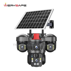 3 Lens 4g Solar Cctv Camera – Wireless Outdoor Security Camera