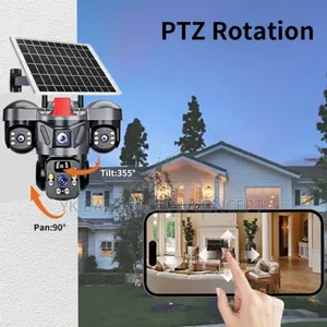 3 Lens 4g Solar Cctv Camera – Wireless Outdoor Security Camera