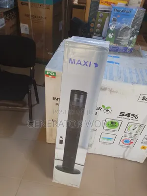 Maxi Black Tower Fan 40 Inches Low Power Consumption