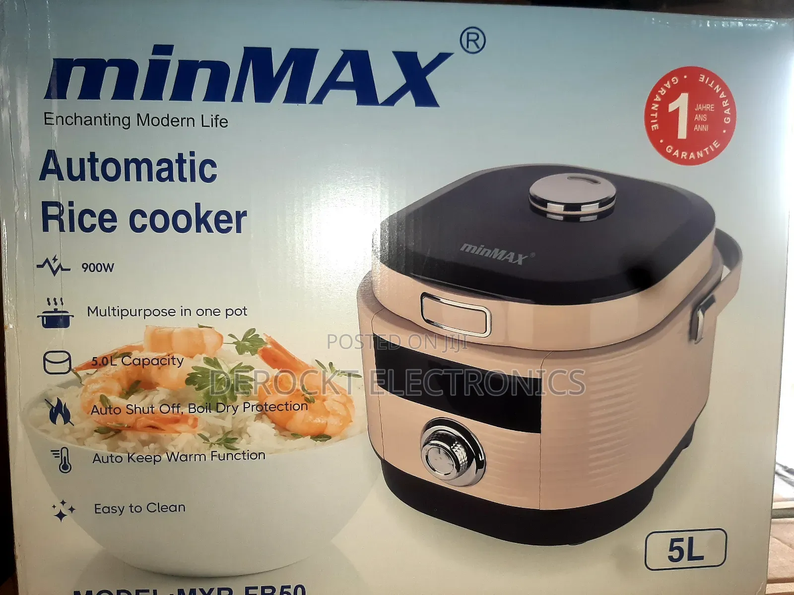 Minmax Automatic Rice Cooker Model Myd Eb50
