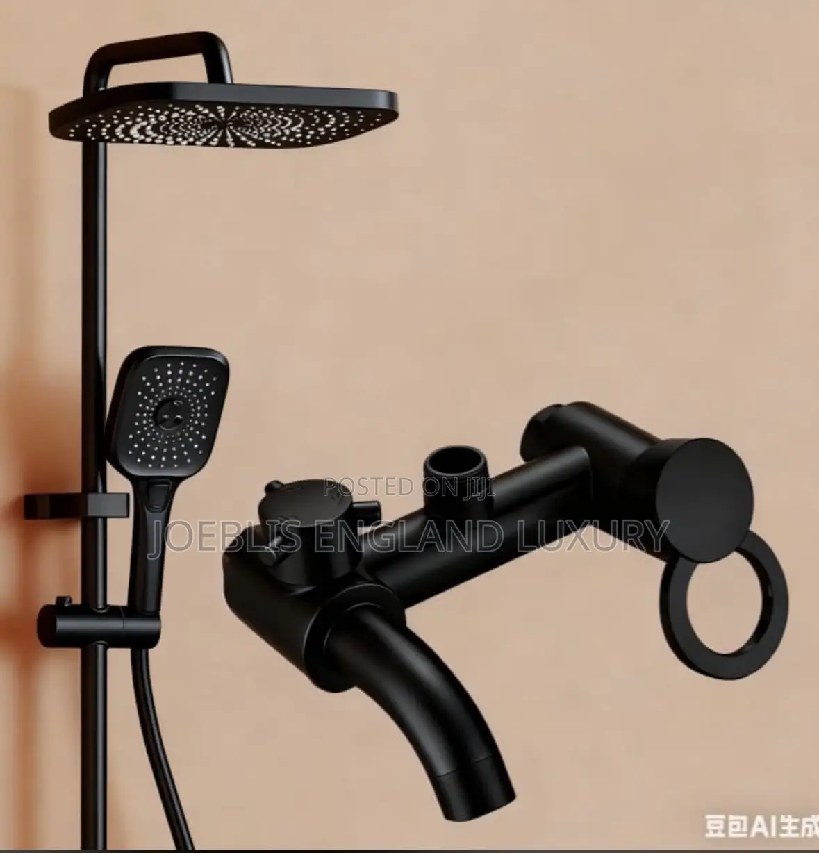 Shower Mixer Black