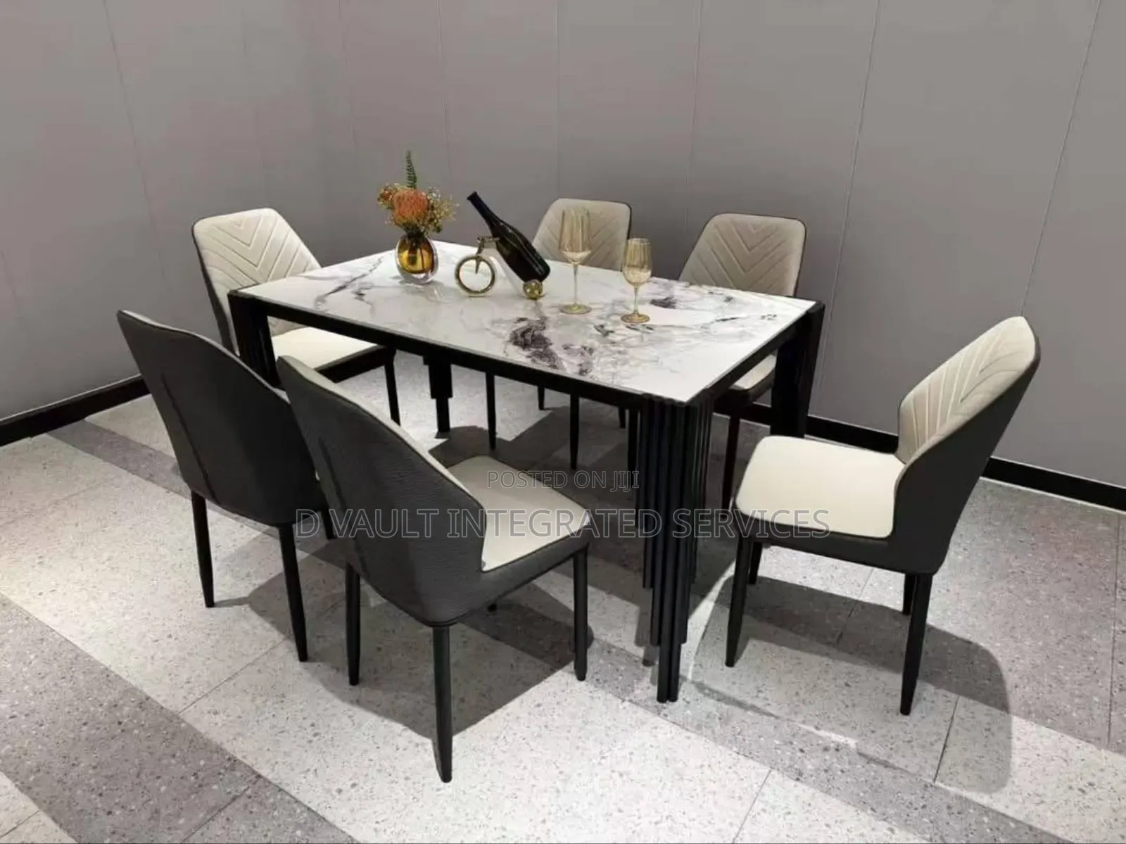 6 Seater Marble Dining
