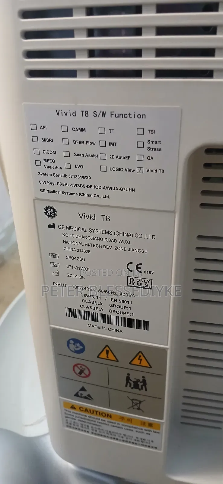Ge Vivid T8