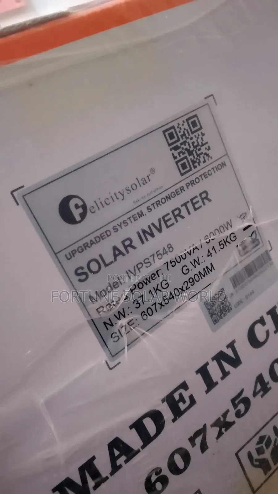 7.5kvs 48volt Felicity Solar Inverter
