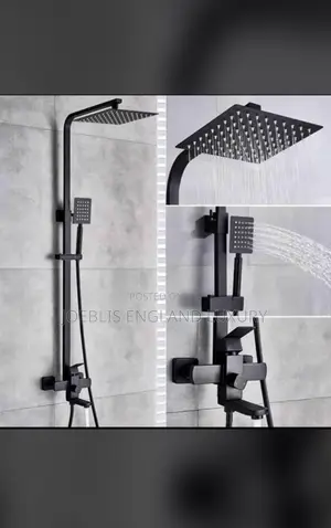Shower Mixer Black Design