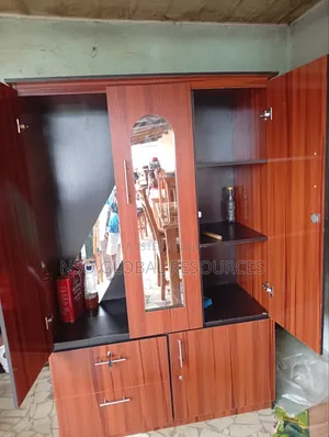 Well Designed Wardrobe With Mirror