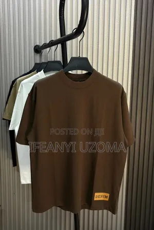 Plain Denim Round Neck