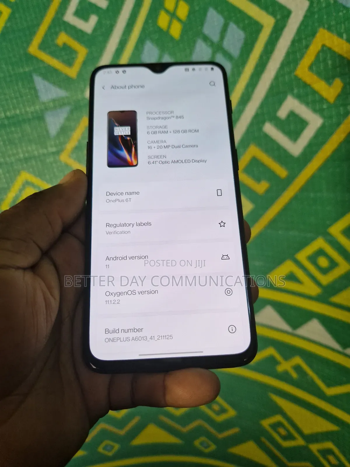 OnePlus 6T 128 GB Black