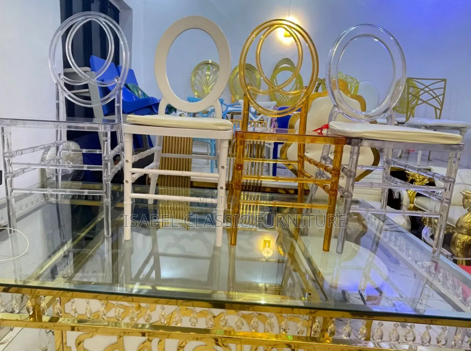 Imported Transperant Quality Acrylic Chairs Available Now 