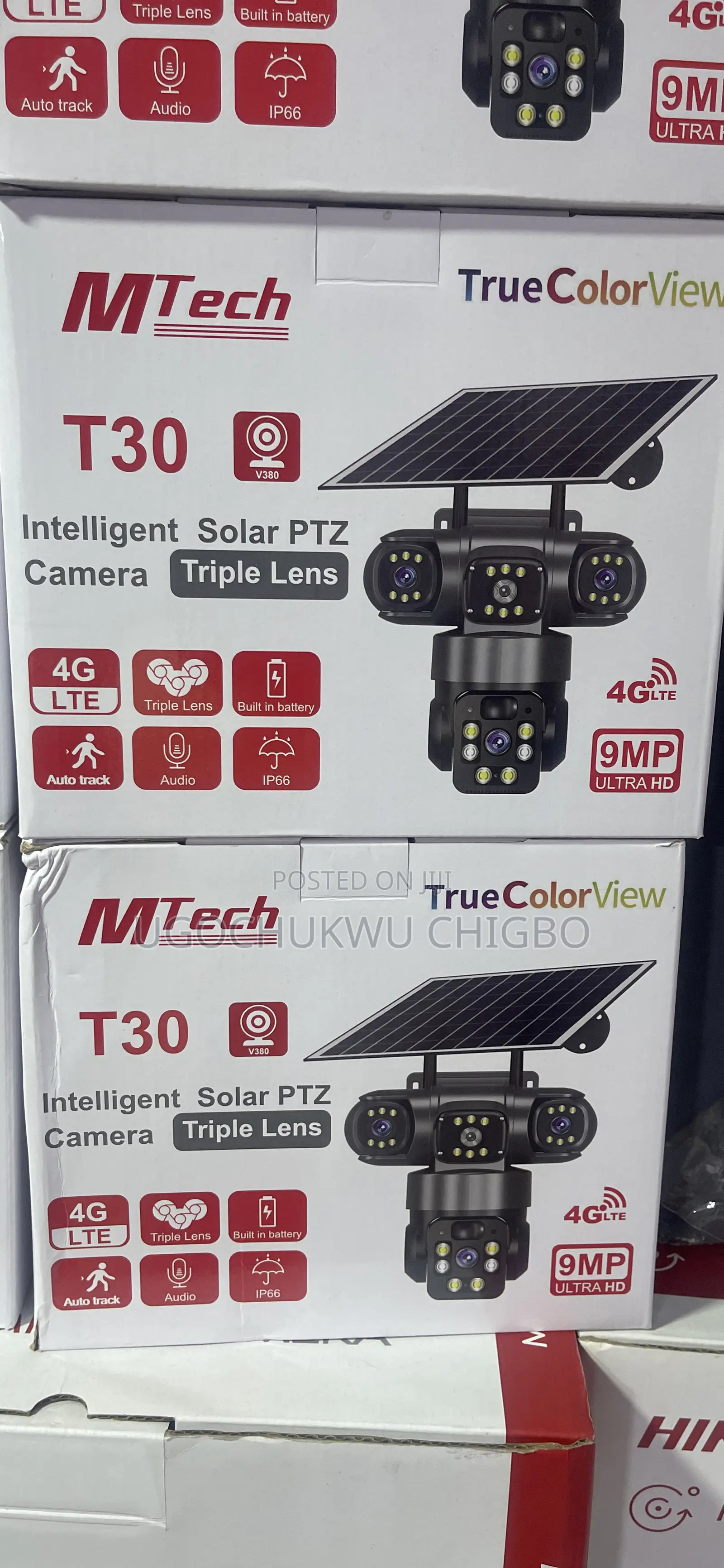Triple Lens 4g Solar PTZ Camera