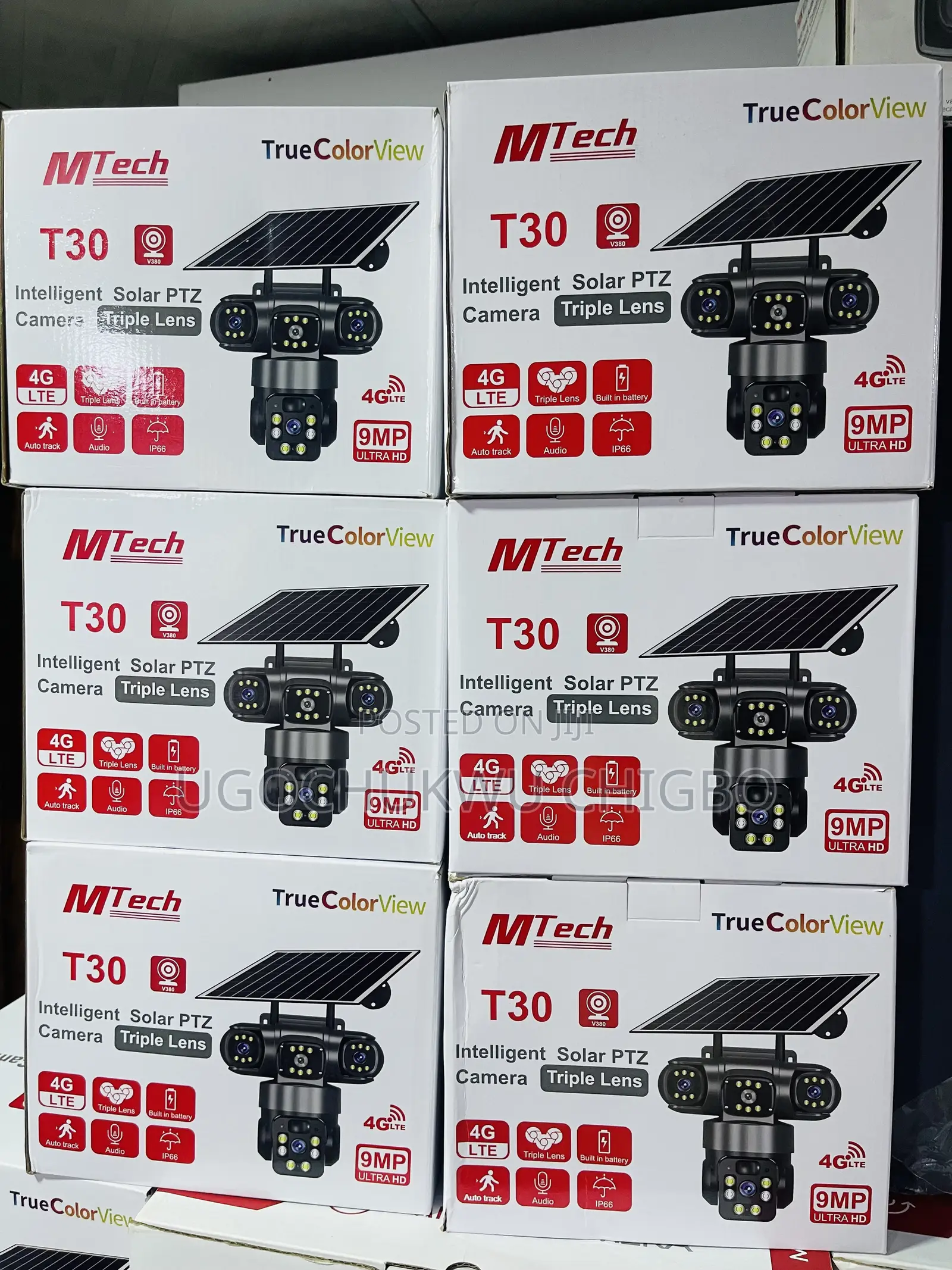 Triple Lens 4g Solar PTZ Camera