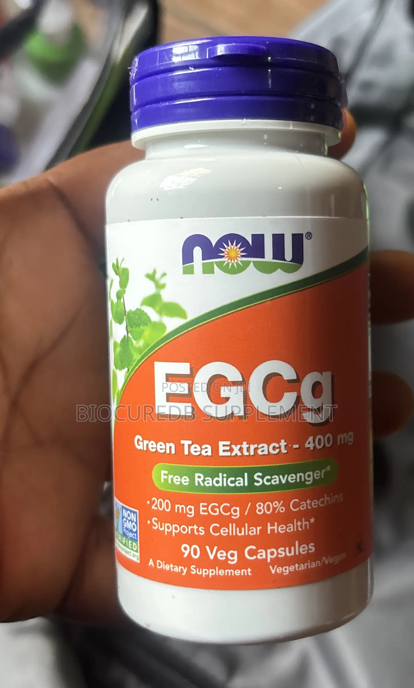 Now Egcg Green Tea Extract 400mg