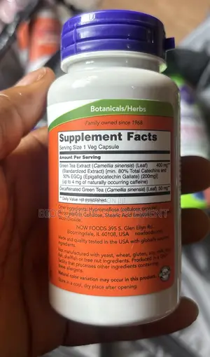 Now Egcg Green Tea Extract 400mg