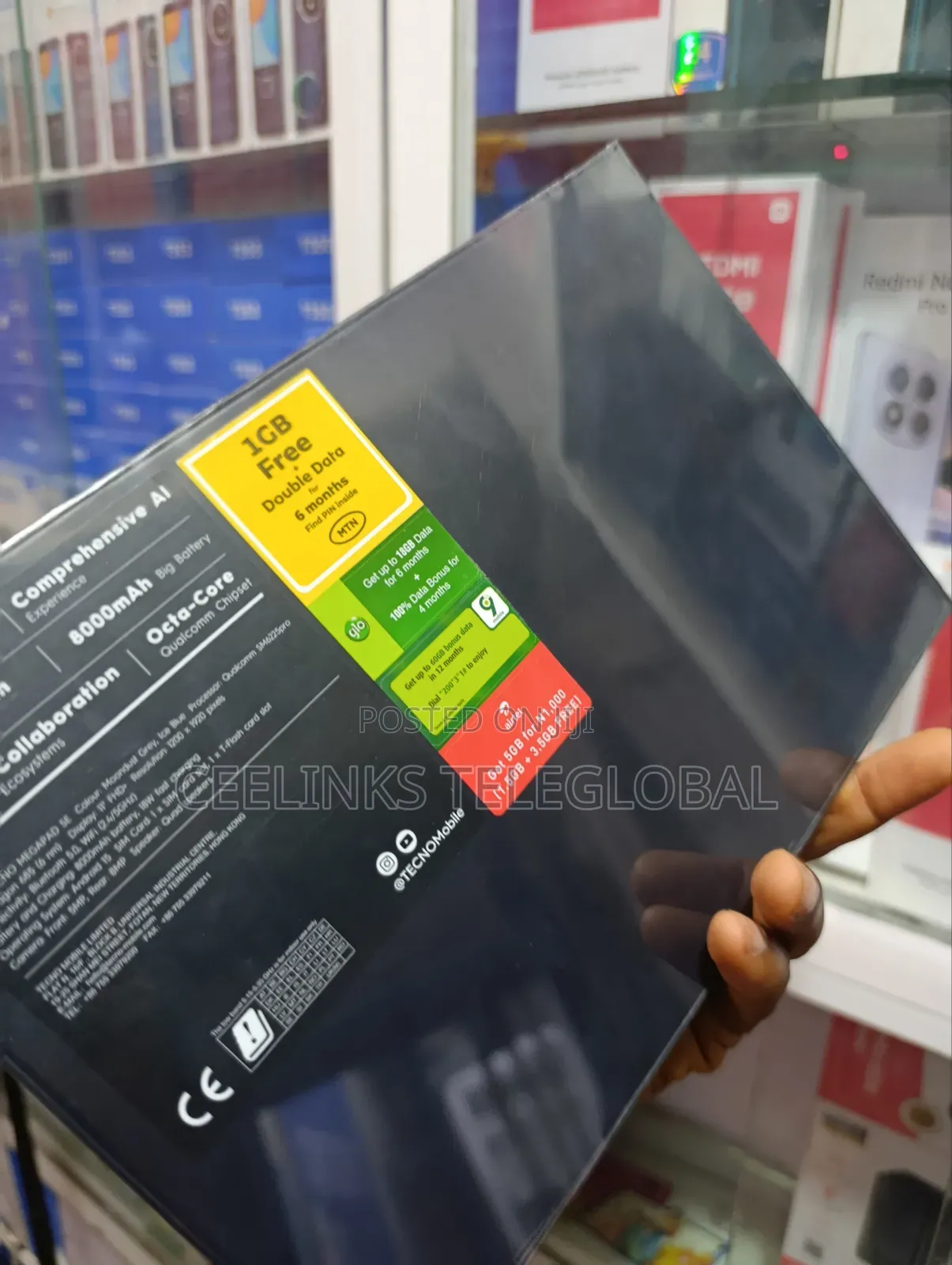 New Tecno MegaPad SE 128 GB Black