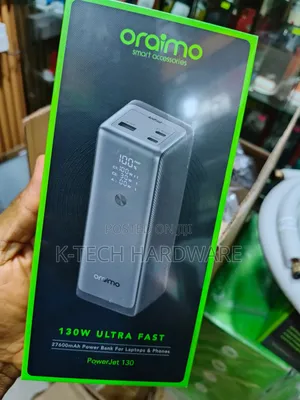 130watts Oraimo Powerjet 130 27600mah Laptop Power Bank
