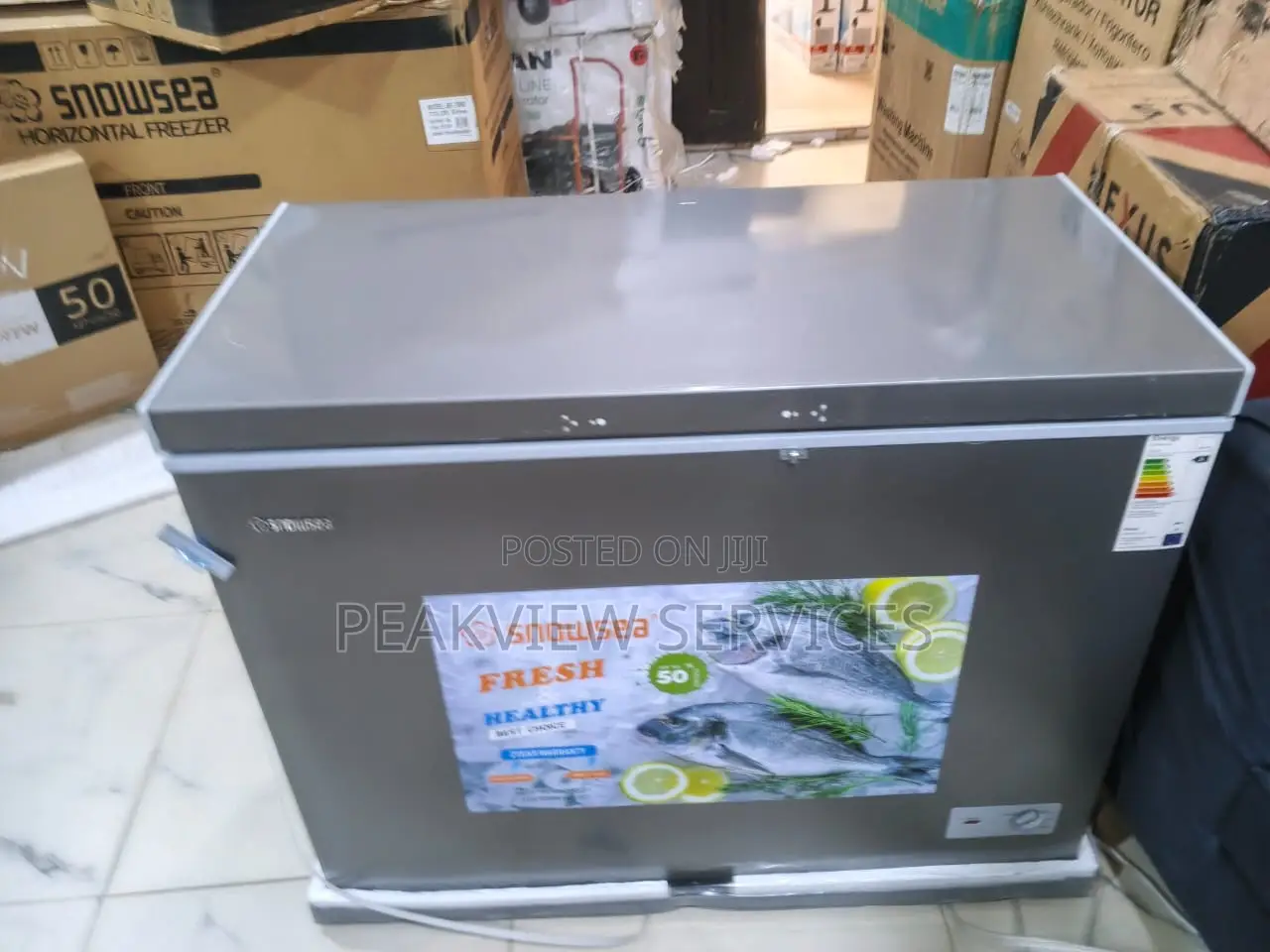 Snowsea Bd370 250l Chest Freezer Basic Storage Appliance