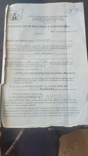 1hectare Land in Paiko