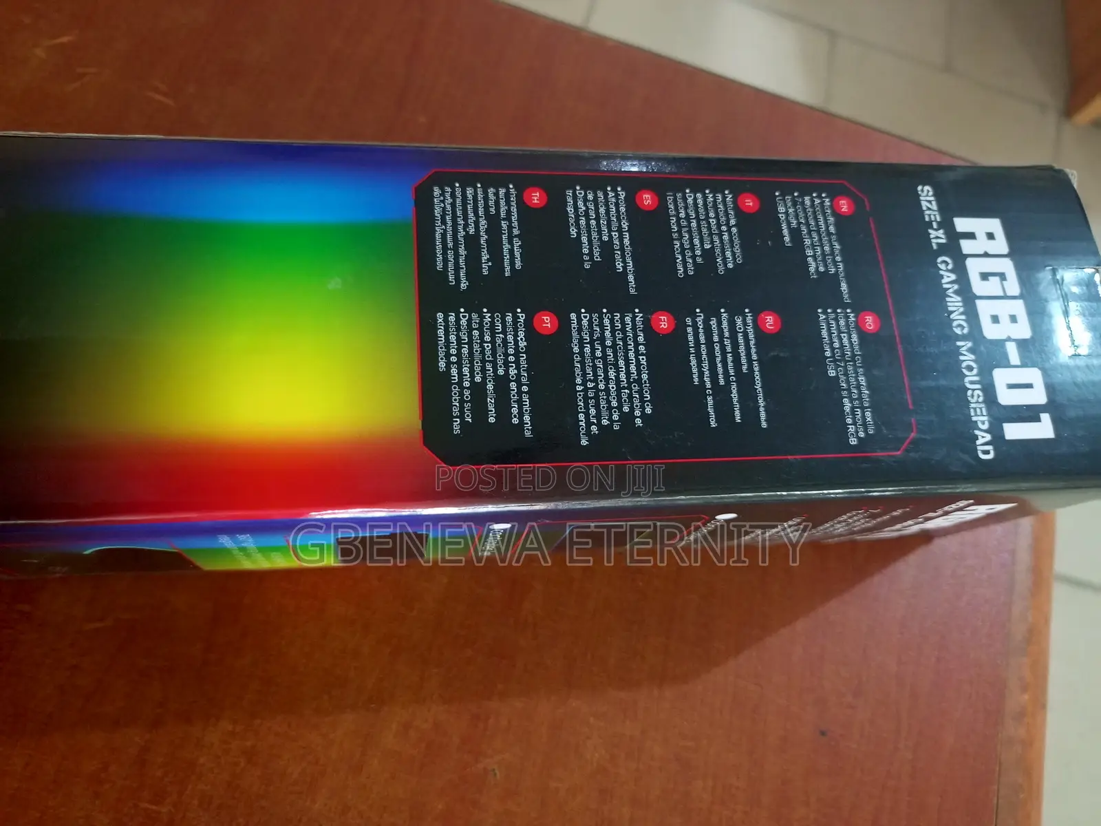 RGB Gaming Mouse Pad, Soft Glowing 14 Led Modes Keyboard Pad